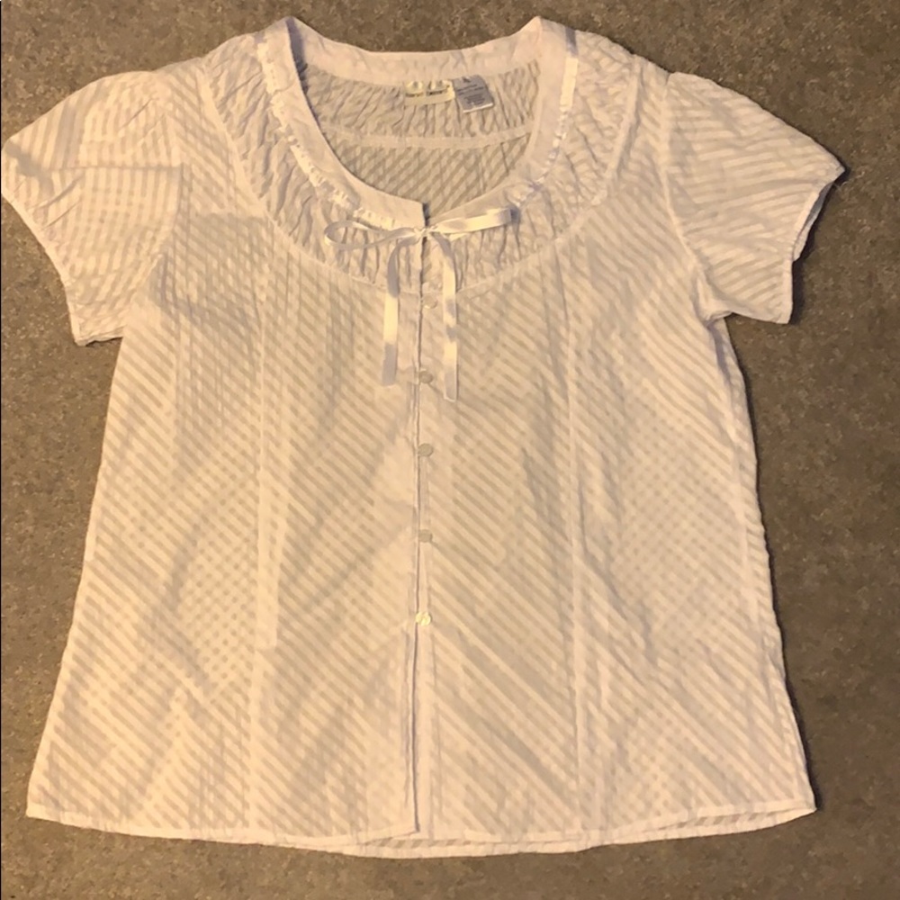 White feminine blouse